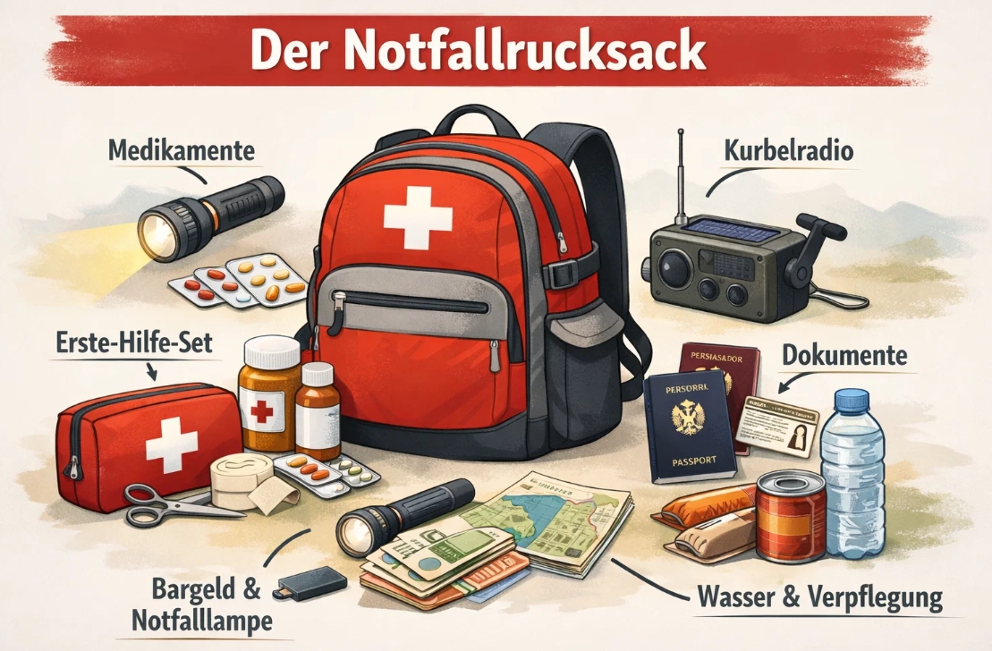 Hessenschau: Video zum Thema „Notfallkoffer für den Blackout“